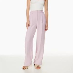 NWT Aritzia wilfred Effortless Pant in Cloudy Lilac Size 4